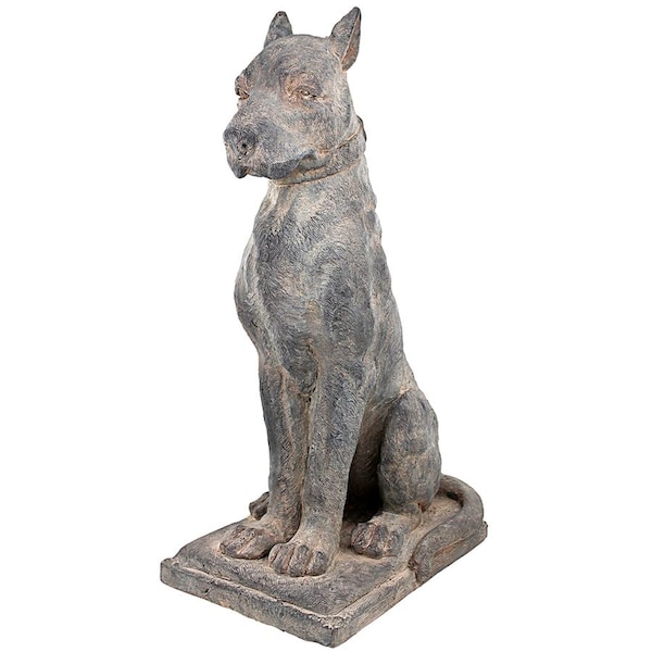 Design Toscano The Great Dane Sentinel Quiet Strength Dog Statue: Each - DS191373