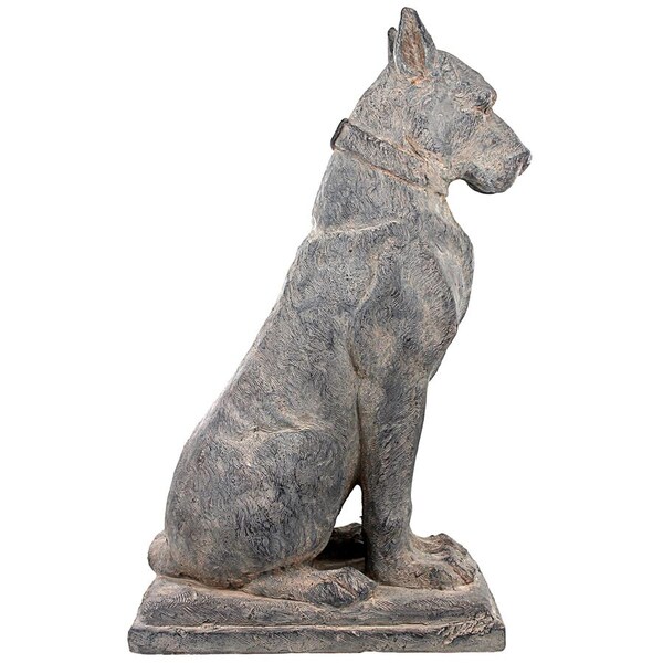 Design Toscano The Great Dane Sentinel Quiet Strength Dog Statue: Each - DS191373