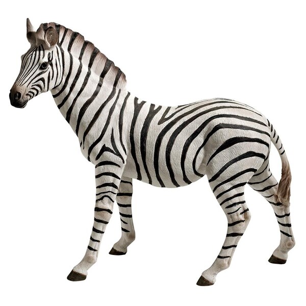 Design Toscano Zora, the Zebra Statues: Set of Two - JQ96240