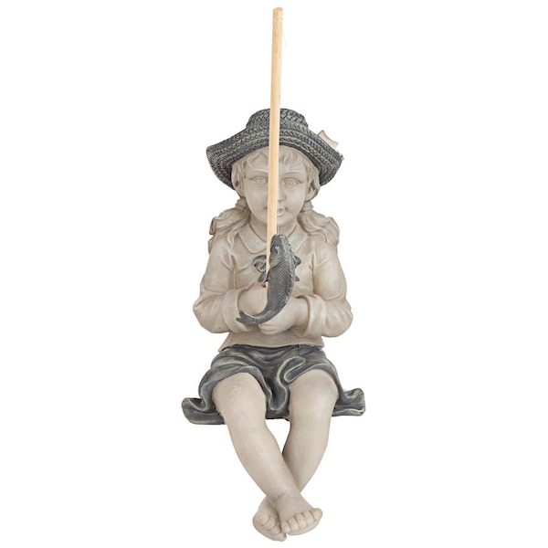 Design Toscano Nellie s Big Catch Fisherwoman Statue: Medium - AL18606