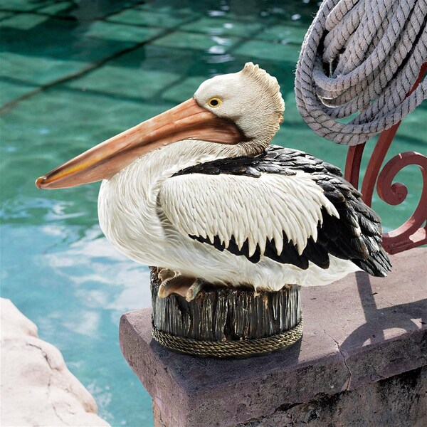 Design Toscano Dock of the Bay Pelican Statues: Set of Two - QM922398