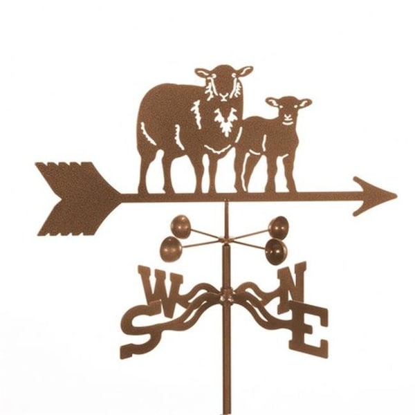Ez Vane EZ Vane EZ1316-PT Sheep with Lamb Weathervane - Post Mount - EZ1316-PT