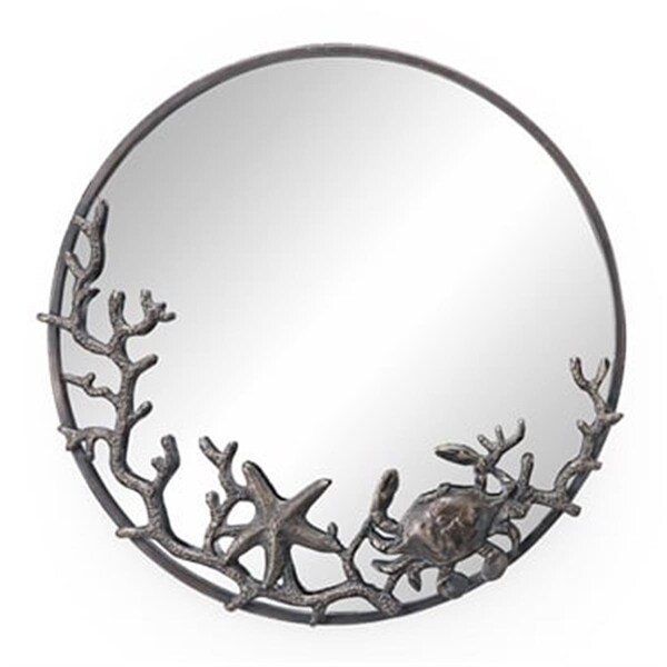 Spi Starfish & Crab Wall Mirror - 20 x 22 x 22 in. - 51058