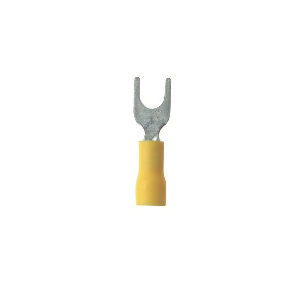 Terminal de horquilla Panduit, aislado con vinilo, 26 - 22 (paquete de 1000), 1000PK - PV22-4F-MYY