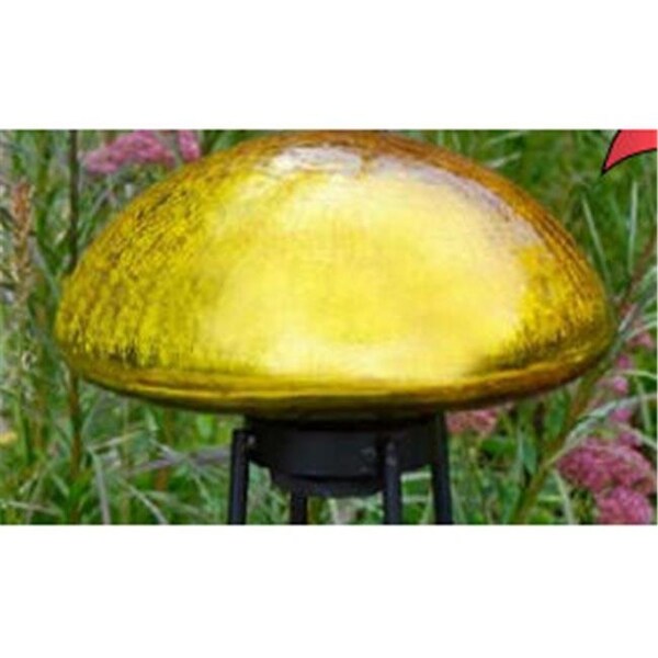 Achla Designs Achla TS-Y-C Toad Stool - Yellow - Crackle - TS-Y-C