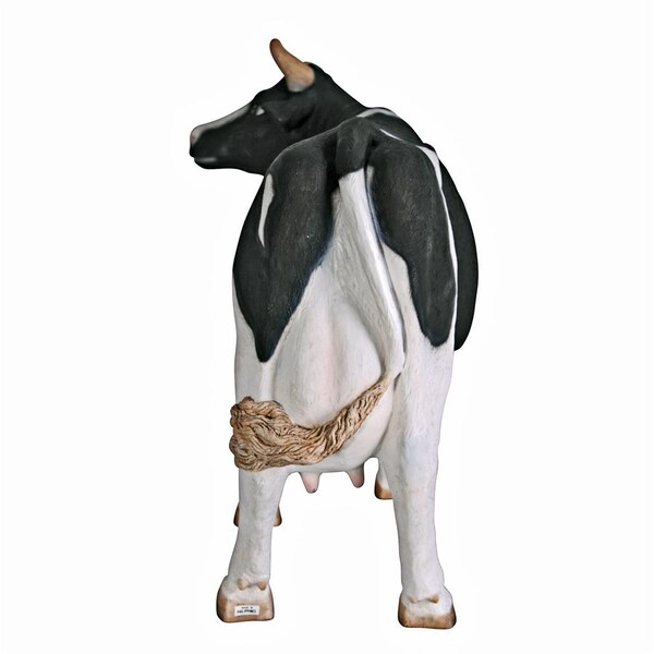 Design Toscano The Grande-Scale Wildlife Animal Collection: Holstein Cow Statue - NE80139
