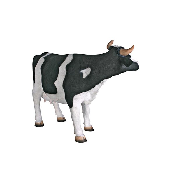 Design Toscano The Grande-Scale Wildlife Animal Collection: Holstein Cow Statue - NE80139
