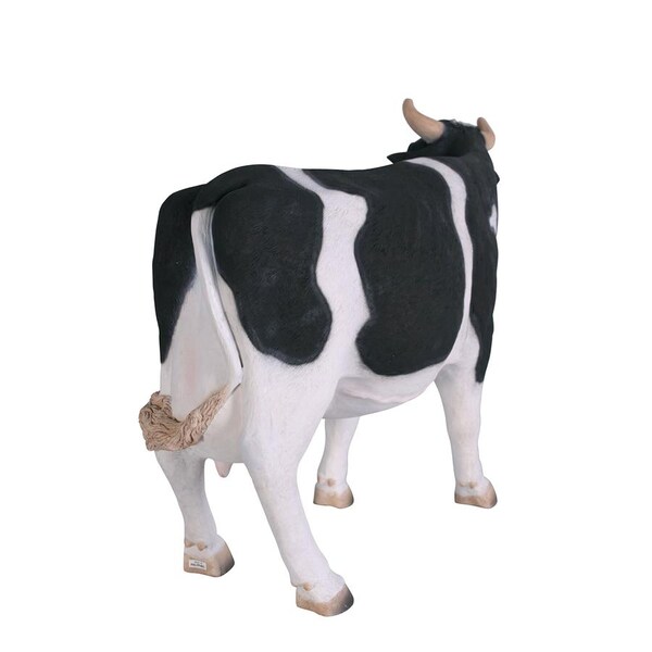 Design Toscano The Grande-Scale Wildlife Animal Collection: Holstein Cow Statue - NE80139