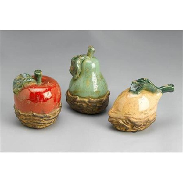 Aa Importing Fruits Sculpture - Set of 3 - 10837