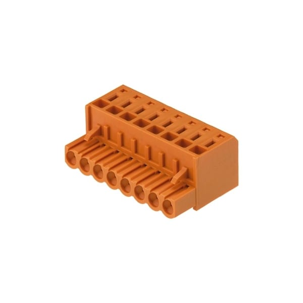 Conector de placa de circuito impreso Weidmuller, Enchufe hembra, 5.08 mm, Número de polos: 7, 180°, Bloqueo de tensión - 1707740000