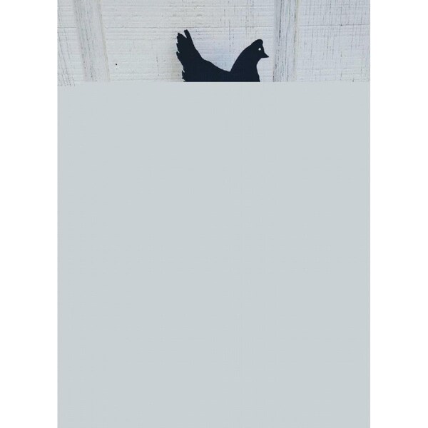 The Lazy Scroll Hen Roof Mount Weathervane - TH331054
