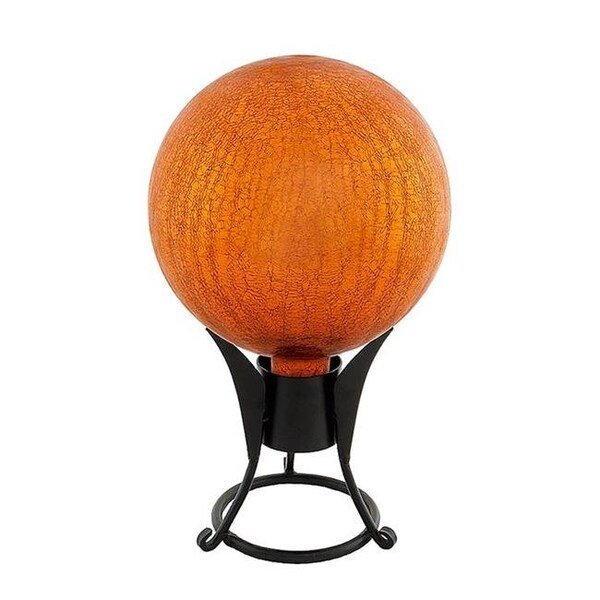 Achla Designs Achla G6-M-C 6 in. Gazing Globe  Mandarin  Crackle - G6-M-C