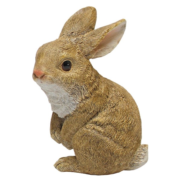 Design Toscano The Bunny Den, Garden Sitting Rabbit Statue - QM200802