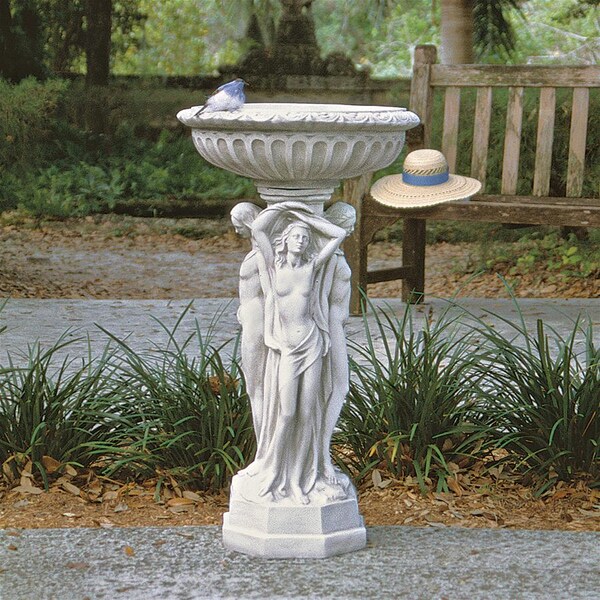 Design Toscano Column of the Maenads Pedestal Font - OS59146