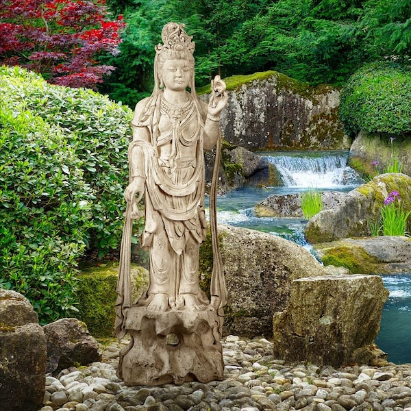 Design Toscano The Asian Goddess Guan-Yin Garden Statue - NE210138