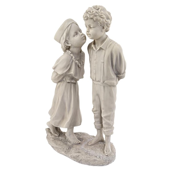 Design Toscano Love's First Kiss Children Garden Statue - KY032448