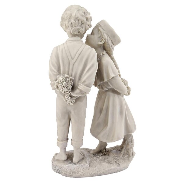 Design Toscano Love's First Kiss Children Garden Statue - KY032448