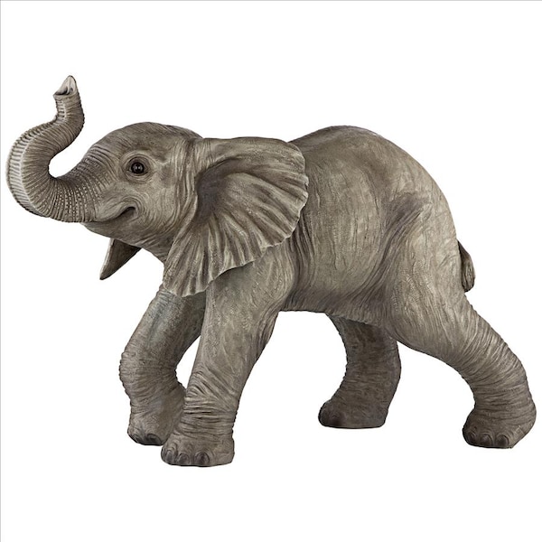 Design Toscano Eshe the Exuberant Elephant Garden Statue - QM2849100