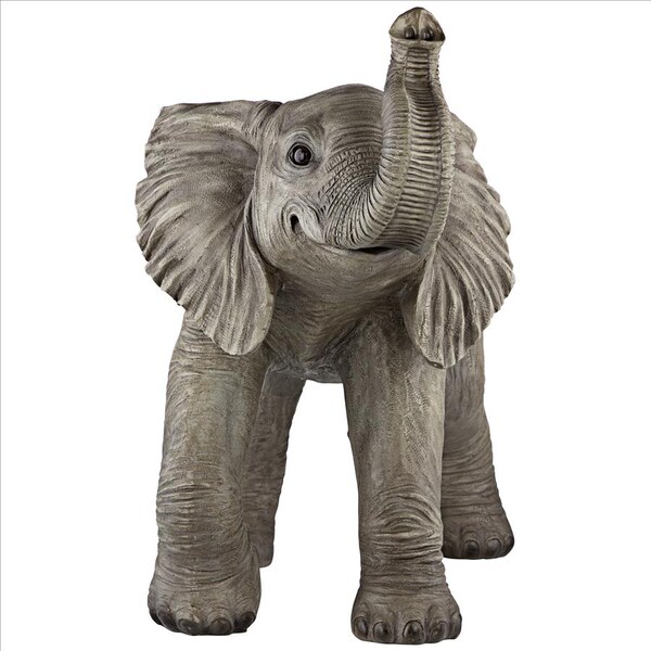Design Toscano Eshe the Exuberant Elephant Garden Statue - QM2849100