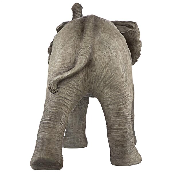 Design Toscano Eshe the Exuberant Elephant Garden Statue - QM2849100