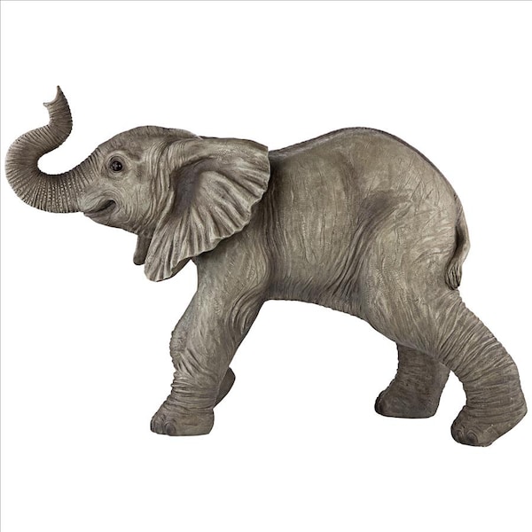Design Toscano Eshe the Exuberant Elephant Garden Statue - QM2849100