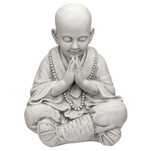 Design Toscano Praying Baby Buddha Asian Garden Statue - KY47127
