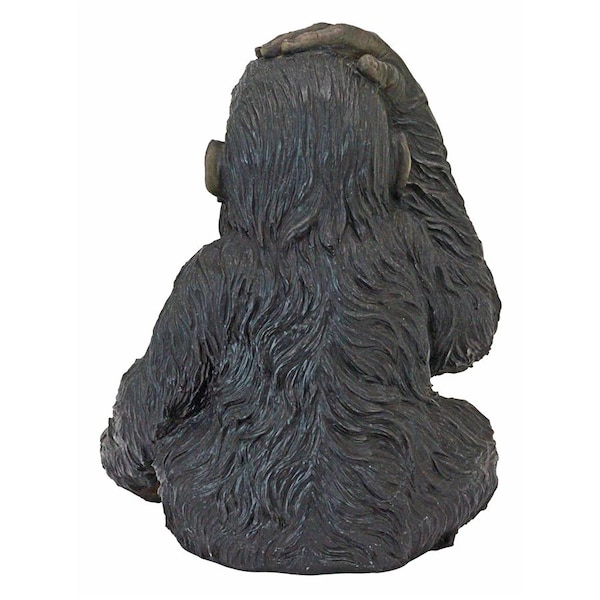 Design Toscano Curly the Chimpanzee of the Jungle Funny Monkey Statue - JQ3551