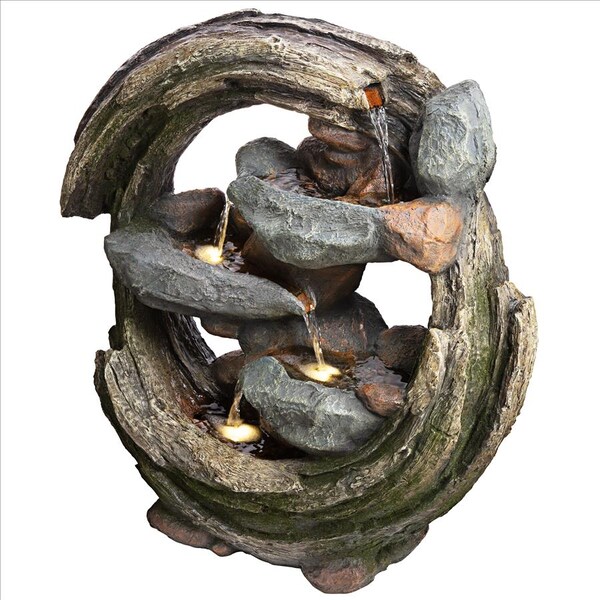 Design Toscano Mystic Ridge Cascading Waterfall Garden Fountain - DW197017