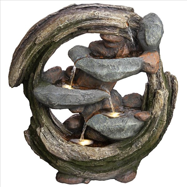 Design Toscano Mystic Ridge Cascading Waterfall Garden Fountain - DW197017
