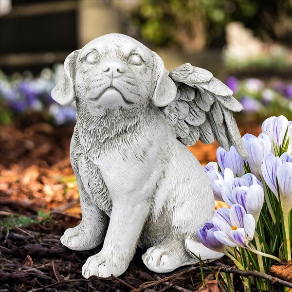 Design Toscano Loving Friend, Memorial Pet Dog Statue: Medium - LY7154052