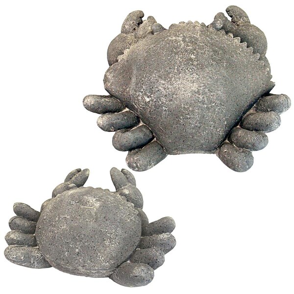 Design Toscano Cantankerous Stone Crabs Garden Statues - FU91348