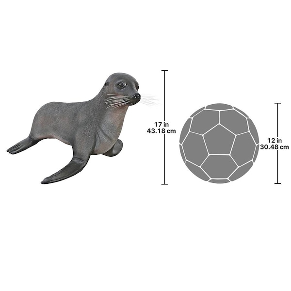 Design Toscano The Baby Fur Seal Statue - NE100094