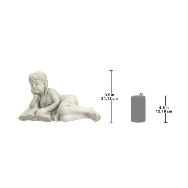 Design Toscano Reading Rebecca Garden Scholar Statue - SH38038813