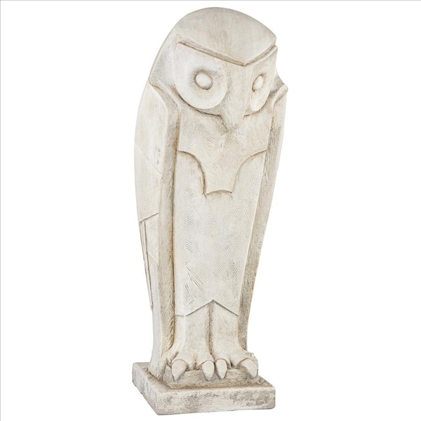 Design Toscano Polar Owl Sentinel Art Deco Cubist Bird Statue: Each - DS19080