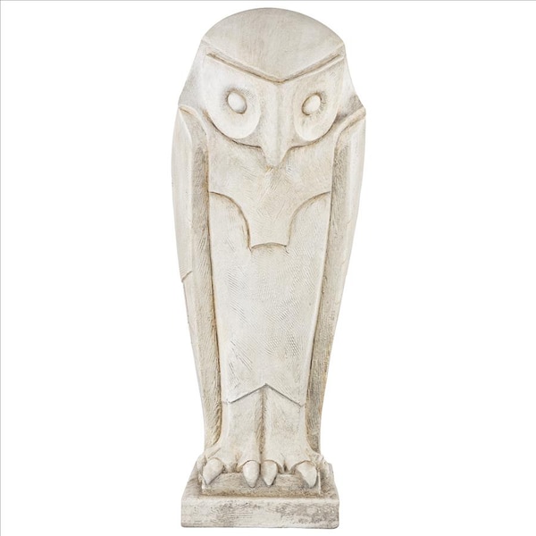 Design Toscano Polar Owl Sentinel Art Deco Cubist Bird Statue: Each - DS19080