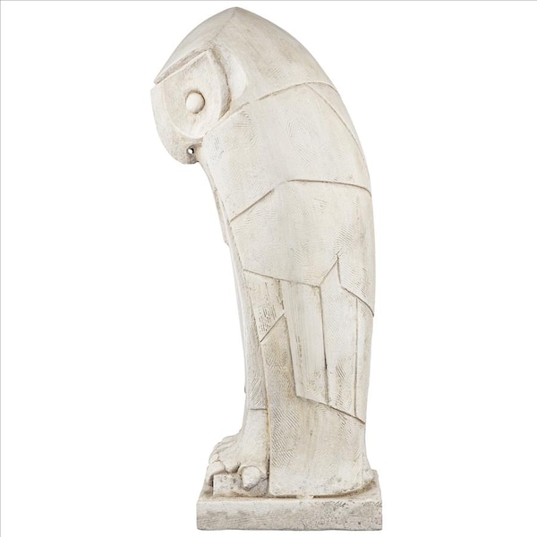 Design Toscano Polar Owl Sentinel Art Deco Cubist Bird Statue: Each - DS19080