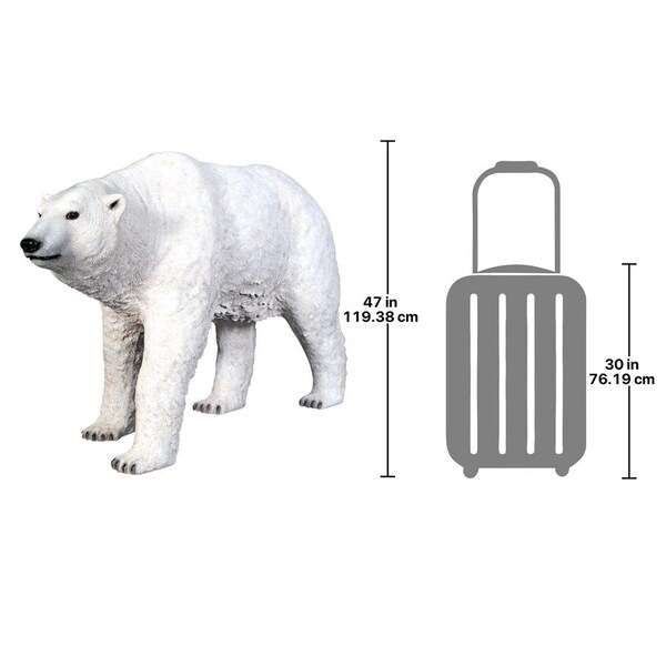 Design Toscano The Polar Bear on the Prowl Statue - NE110009
