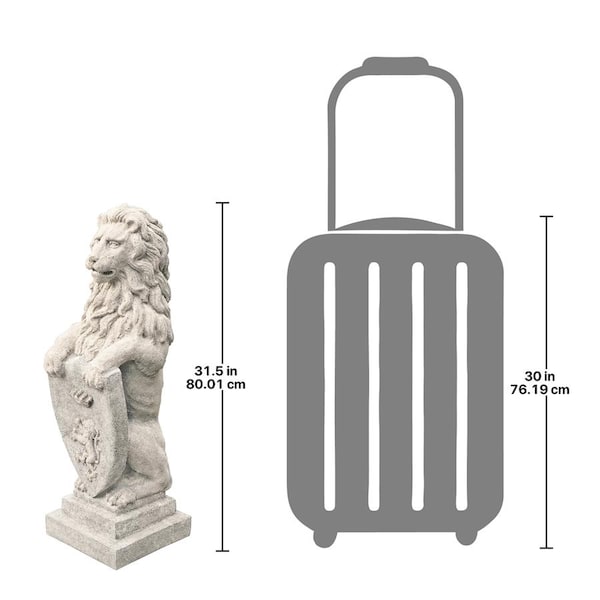 Design Toscano Beaumaris Castle Lion Sculpture - NG30842