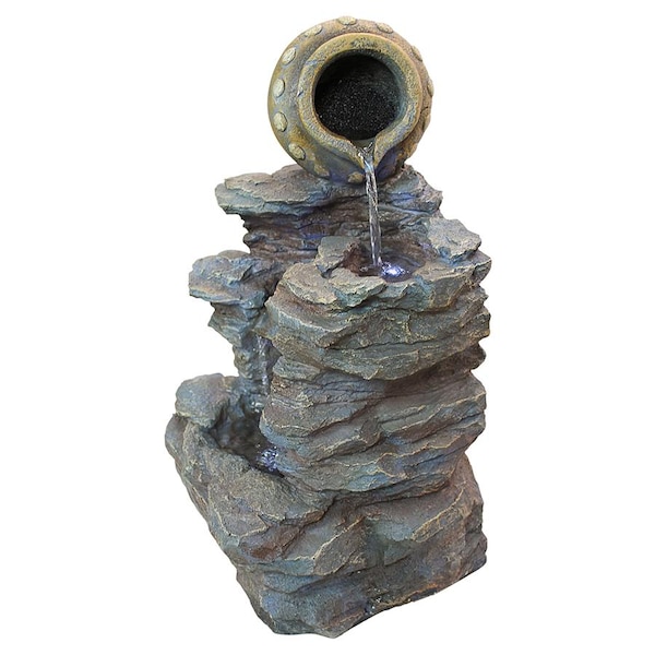 Design Toscano Spilling Jug Cascading Garden Fountain - DW73064