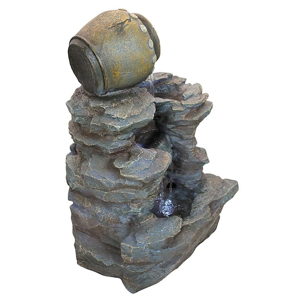 Design Toscano Spilling Jug Cascading Garden Fountain - DW73064