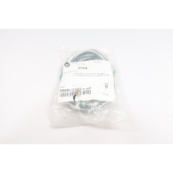 Hembra mini recta de 3 pines Allen Bradley de 16Awg - 888N-D3AF1-6F