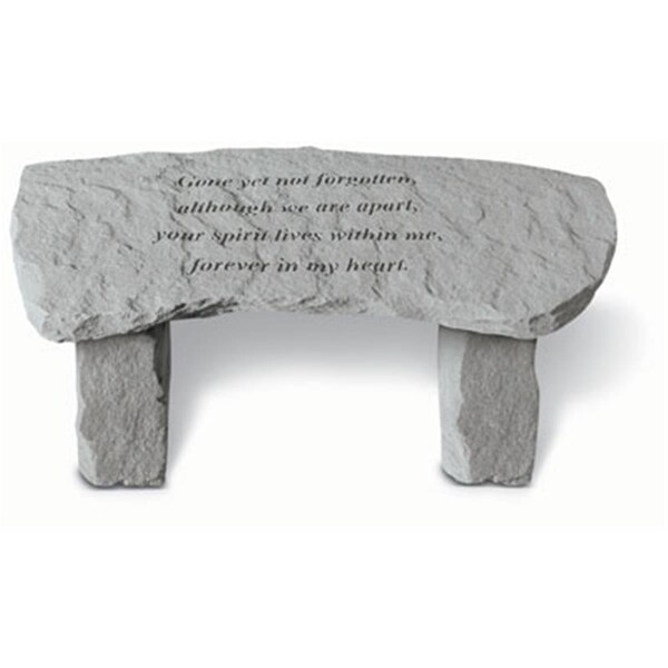 Kay Berry - Inc. Gone Yet Not Forgotten - Memorial Bench - 29 Inches x 12 Inches x 14.5 Inches - KA313383
