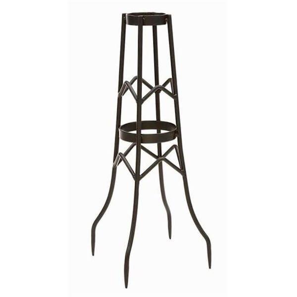 Achla Designs Achla GBS-12 Toad Stool Stand Garden Globe - Graphite Powdercoat - GBS-12