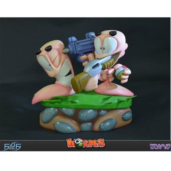 Figures Toy Co Worms 2 Armageddon Diorama Statue - F4F040