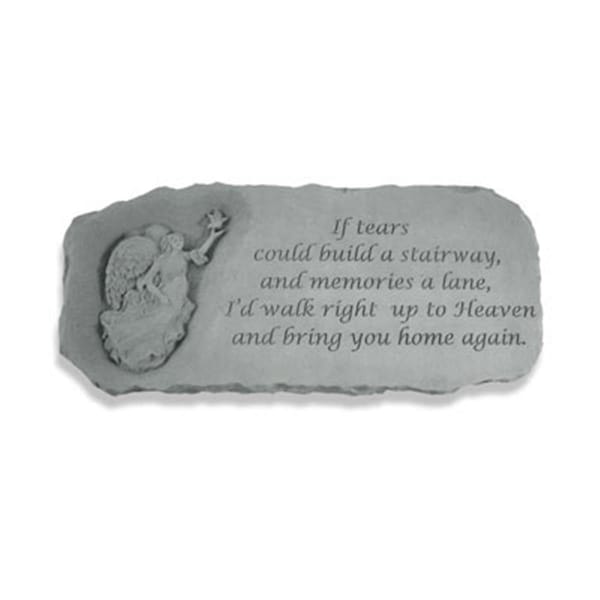 Kay Berry If Tears Could Build A Stairway - Angel Memorial Bench - 29-in. x 12-in. x 15-in. - KA313405