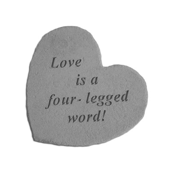 Kay Berry Great Thought Hearts- Love is a four-legged word - 8614