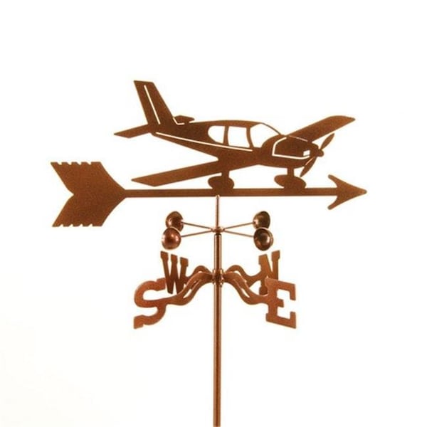 Ez Vane EZ Vane EZ1008-PT Low Wing Airplane Weathervane with Post Mount - EZ1008-PT