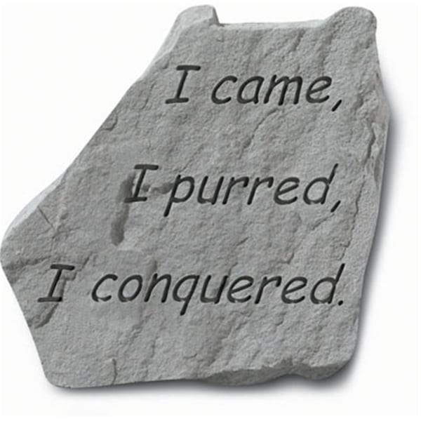 Kay Berry - Inc. I Came-I Purred-I Conquered - Garden Accent - 9 Inches x 9 Inches - KA313573