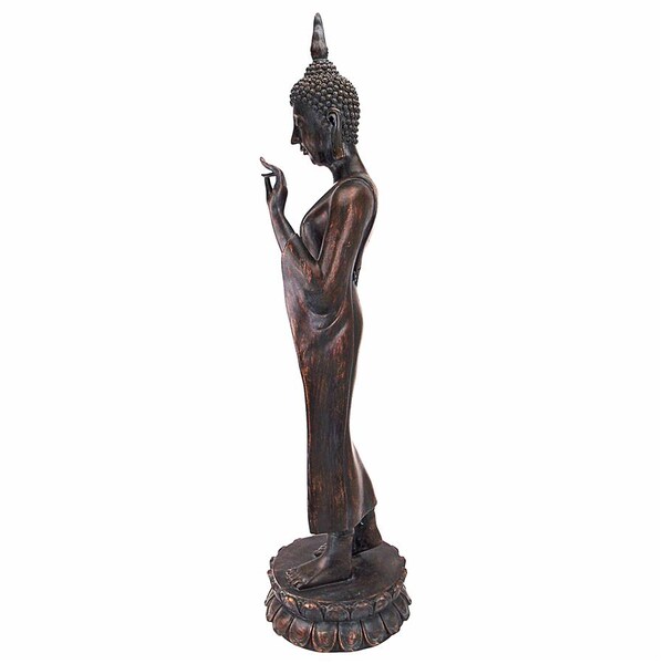 Design Toscano Free from Fear Standing Buddha Statue - JQ9633