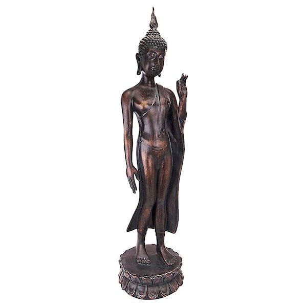 Design Toscano Free from Fear Standing Buddha Statue - JQ9633
